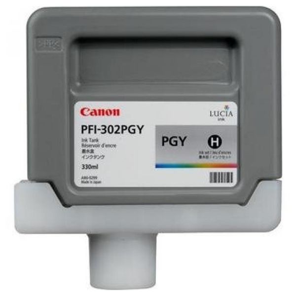 Cartridge Canon PFI-302PGY, foto sivá (photo gray), originál