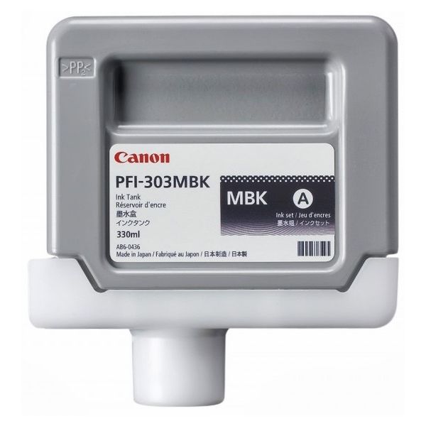 Cartridge Canon PFI-303MBK, matná čierna (matte black), originál