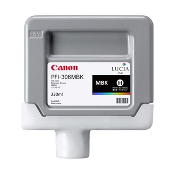 Cartridge Canon PFI-306MBK, matná čierna (matte black), originál