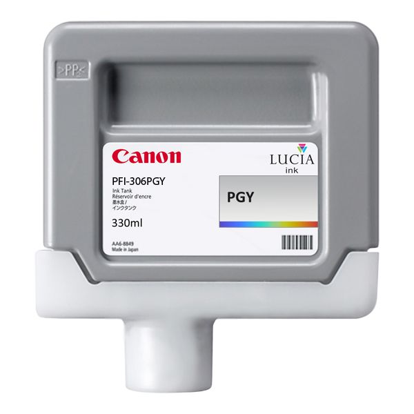 Cartridge Canon PFI-306PGY, foto sivá (photo gray), originál