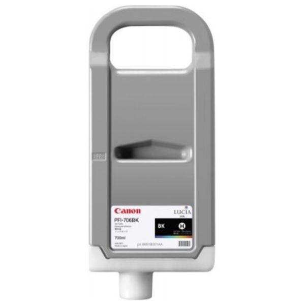 Cartridge Canon PFI-706BK, čierna (black), originál
