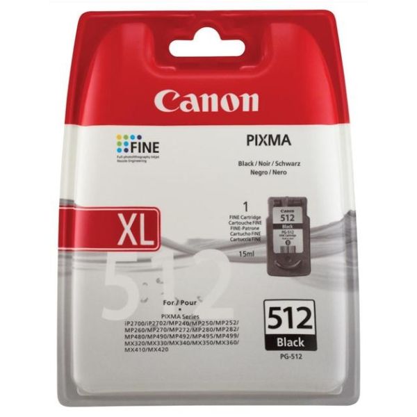 Cartridge Canon PG-512BK, čierna (black), originál