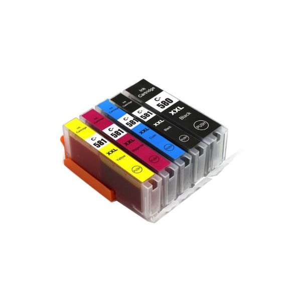 Cartridge Canon CLI-581 XXL CMYK, PGI-580 XXL, 5-pack, multipack, alternatívny