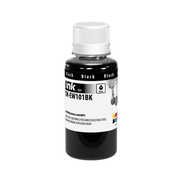 Atrament pre kazetu Epson T6641, dye, čierna (black)