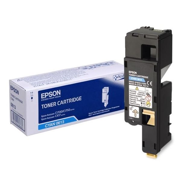 Toner Epson C13S050613 (C1700), azúrová (cyan), originál