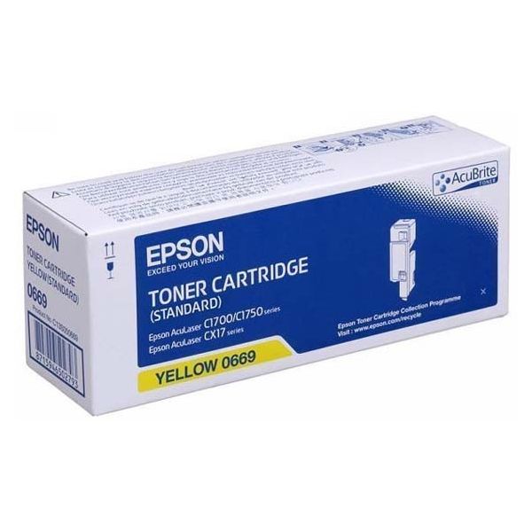 Toner Epson C13S050669 (C1700, C1750), žltá (yellow), originál