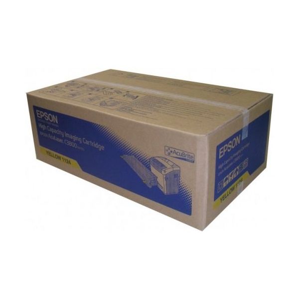 Toner Epson C13S051124 (C3800), žltá (yellow), originál