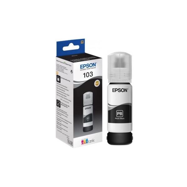 Cartridge Epson 103, T00S1, C13T00S14A, čierna (black), originál