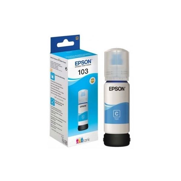 Cartridge Epson 103, T00S2, C13T00S24A, azúrová (cyan), originál