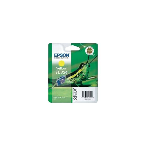 Cartridge Epson T0334, žltá (yellow), originál
