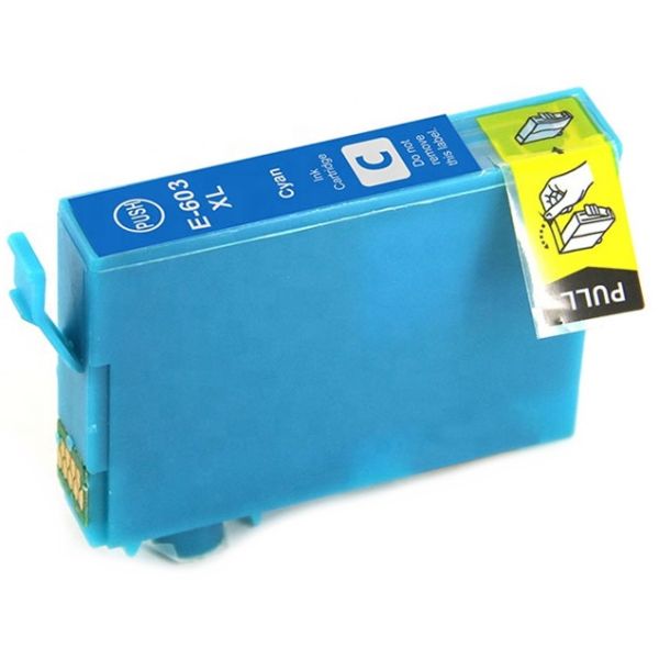 Cartridge Epson 603 XL, C13T03A24010, azúrová (cyan), alternatívny