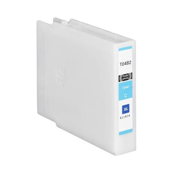 Cartridge Epson T04B2 XL, C13T04B240, azúrová (cyan), alternatívny