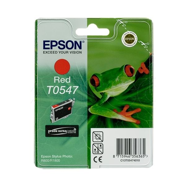 Cartridge Epson T0547, červená (red), originál