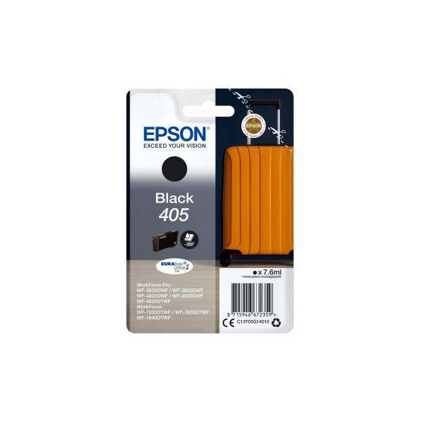 Cartridge Epson 405, T05G1, C13T05G14010, čierna (black), originál
