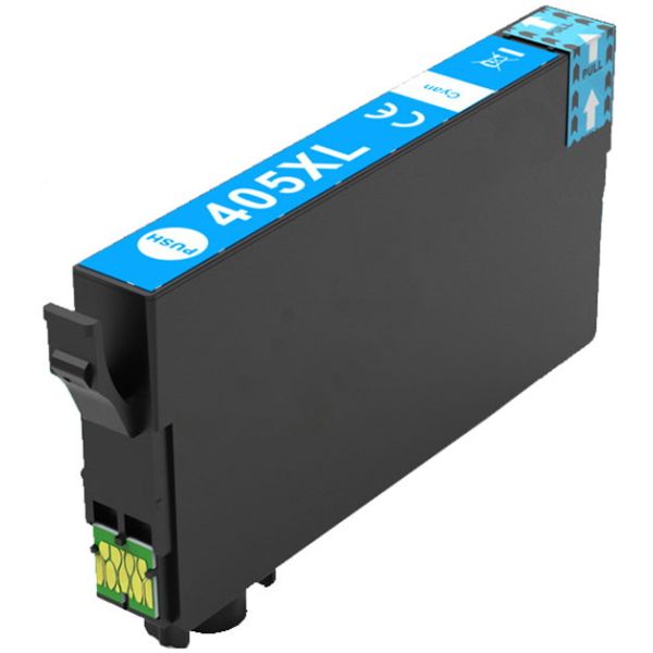 Cartridge Epson 405XL, T05H2, C13T05H24010, azúrová (cyan), alternatívny