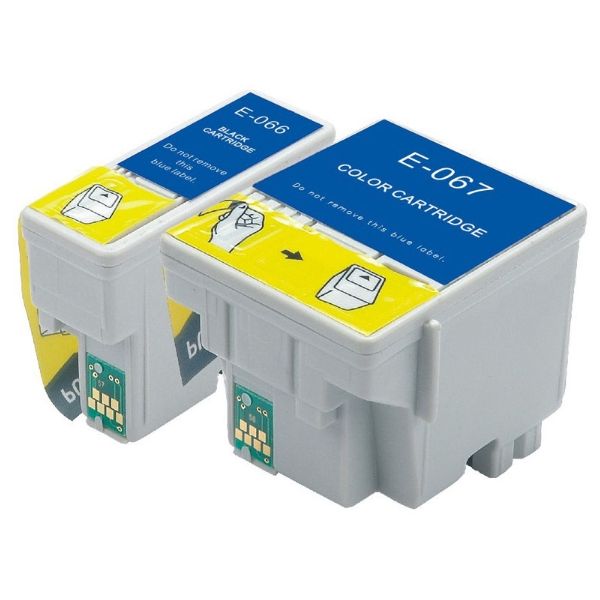 Cartridge Epson T066 + T067, dvojbalenie, multipack, alternatívny