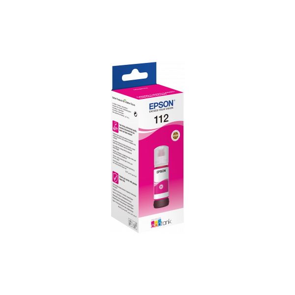 Cartridge Epson 112, T06C3, C13T06C34A, purpurová (magenta), originál