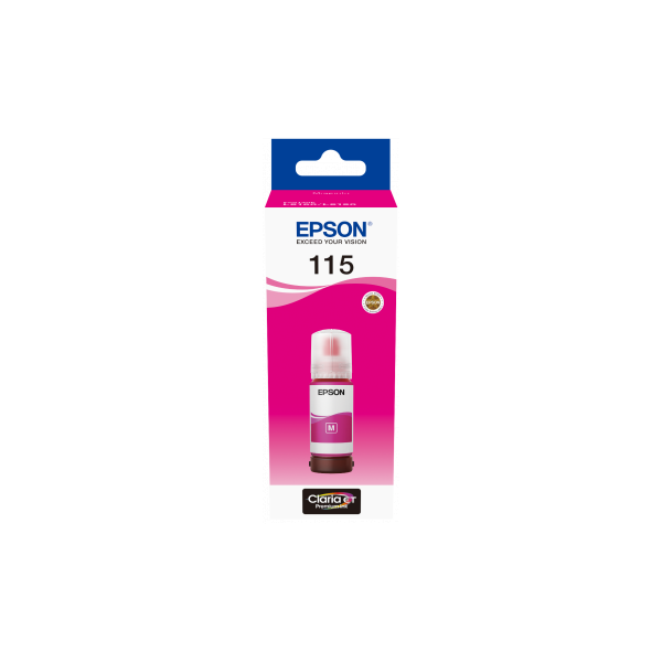 Cartridge Epson 115, T07D3, C13T07D34A, purpurová (magenta), originál