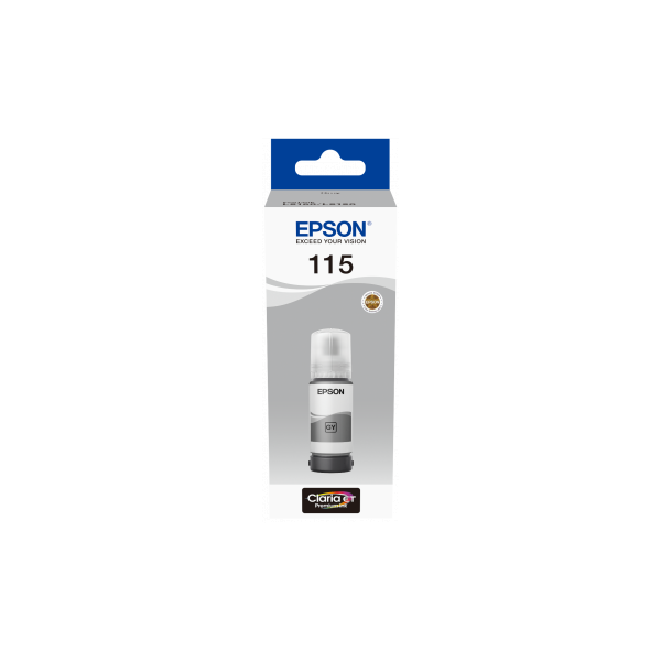 Cartridge Epson 115, T07D5, C13T07D54A, sivá (gray), originál