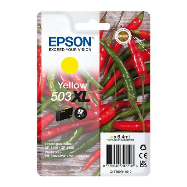 Cartridge Epson 503XL, C13T09R44010, T09R440, žltá (yellow), originál