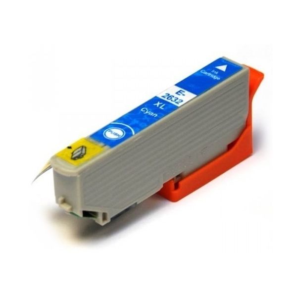 Cartridge Epson T2632 (26XL), C13T26324012, azúrová (cyan), alternatívny