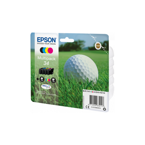 Cartridge Epson 34, T3466, C13T34664010, multipack, originál