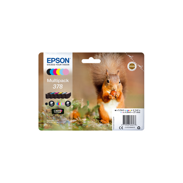 Cartridge Epson 378, T3788, C13T37884010, multipack, originál