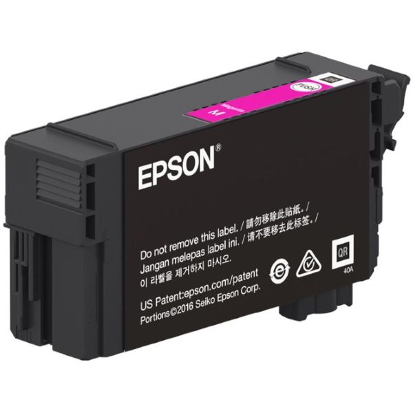 Cartridge Epson T40C340, C13T40C340, purpurová (magenta), originál