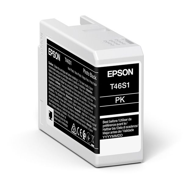 Cartridge Epson T46S1, C13T46S100, foto čierna (photo black), originál