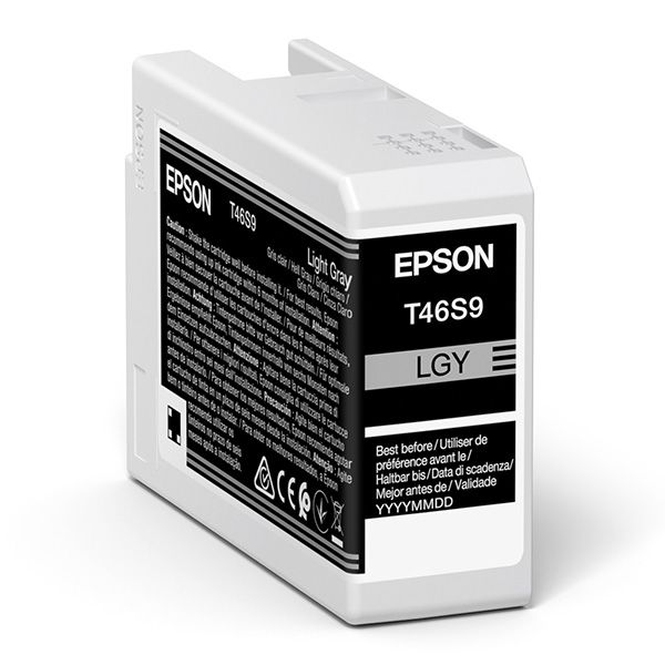 Cartridge Epson T46S9, C13T46S900, svetlá sivá (light gray), originál