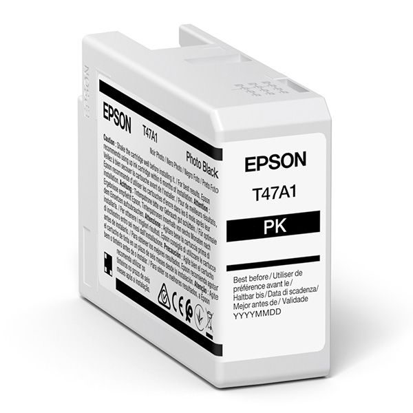 Cartridge Epson T47A1, C13T47A100, foto čierna (photo black), originál