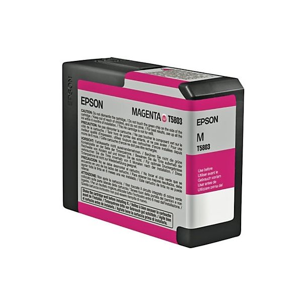 Cartridge Epson T5803, purpurová (magenta), originál