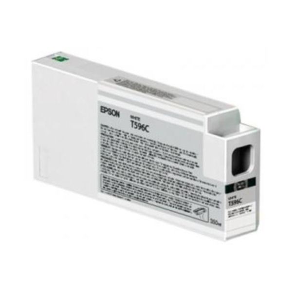 Cartridge Epson T596C, biela (white), originál