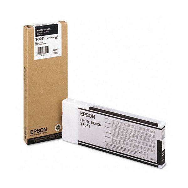 Cartridge Epson T6061, foto čierna (photo black), originál