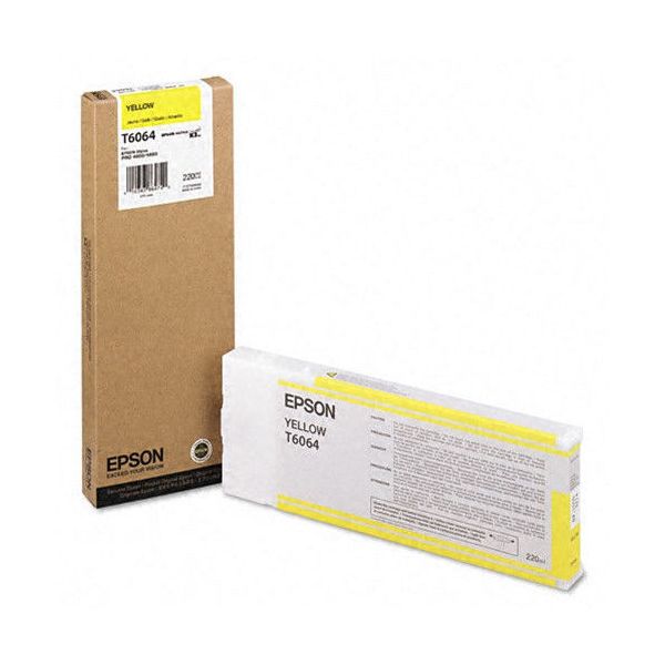 Cartridge Epson T6064, žltá (yellow), originál