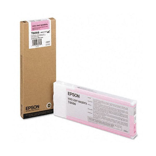 Cartridge Epson T6066, svetlá purpurová (light magenta), originál