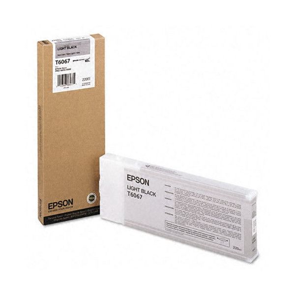 Cartridge Epson T6067, svetlá čierna (light black), originál