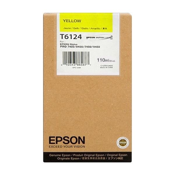 Cartridge Epson T6114, žltá (yellow), originál