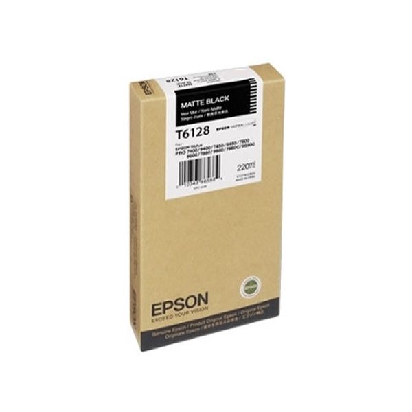 Cartridge Epson T6128, matná čierna (matte black), originál