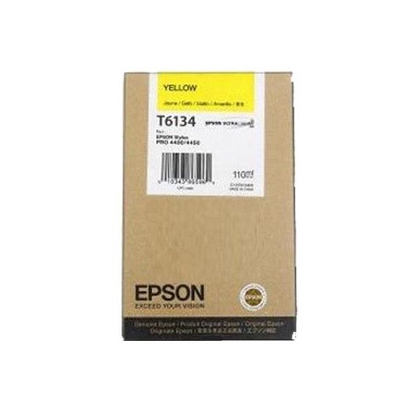 Cartridge Epson T6134, žltá (yellow), originál