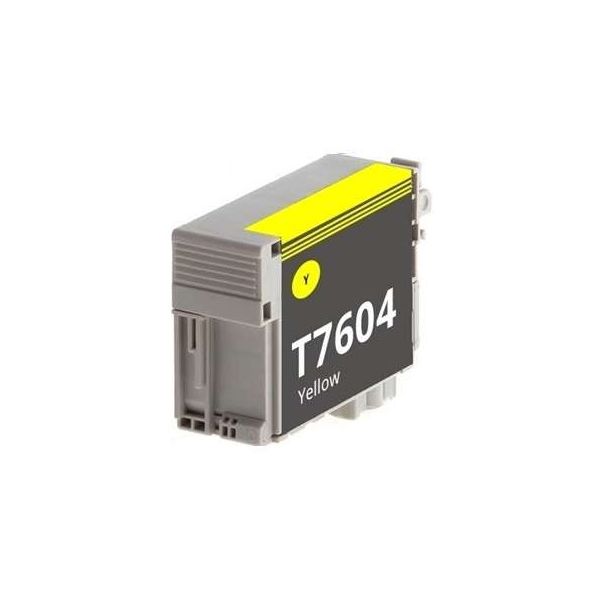 Cartridge Epson T7604, žltá (yellow), alternatívny