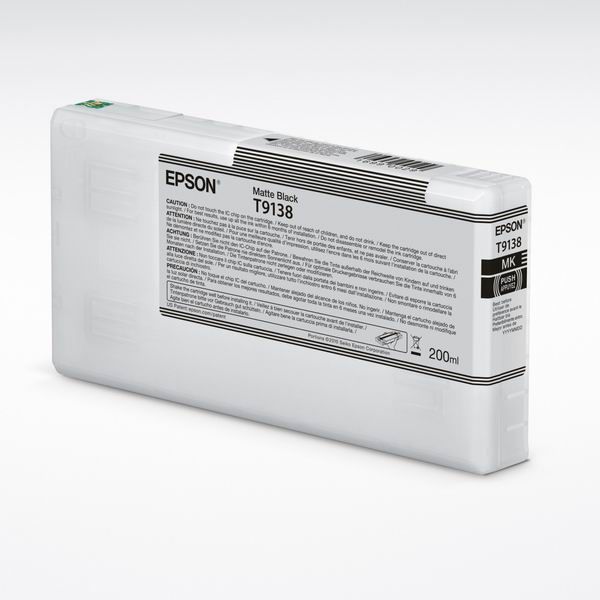 Cartridge Epson T9138, C13T913800, matná čierna (matte black), originál