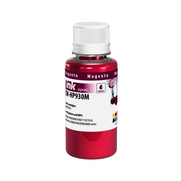 Atrament pre kazetu HP 940 XL M (C4908AE), pigment, purpurová (magenta)