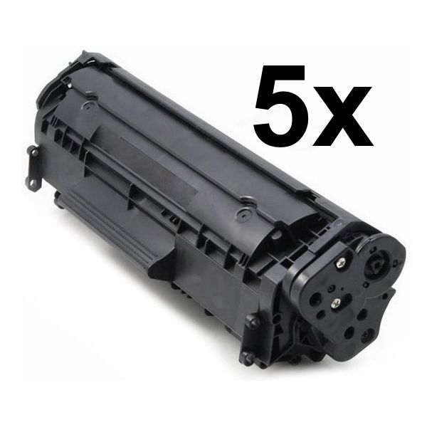 Toner HP Q2612A (12A), päťbalenie, čierna (black), alternatívny