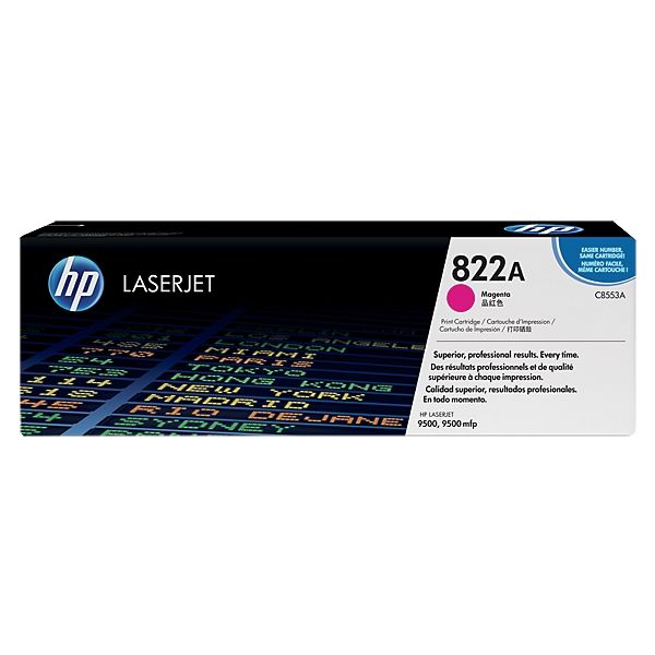 Toner HP C8553A (822A), purpurová (magenta), originál