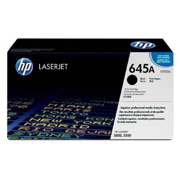 Toner HP C9730A (645A), čierna (black), originál