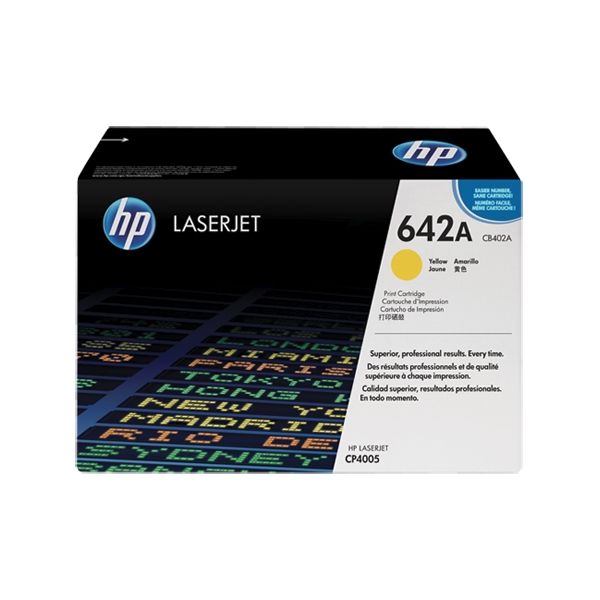 Toner HP CB402A (642A), žltá (yellow), originál