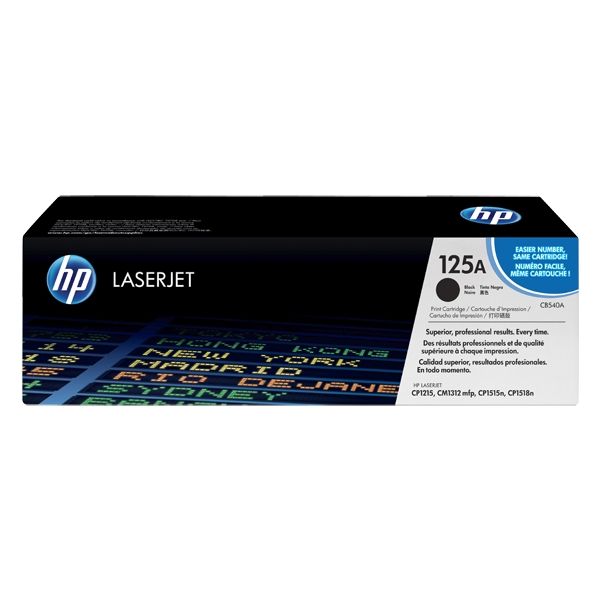 Toner HP CB540A (125A), čierna (black), originál