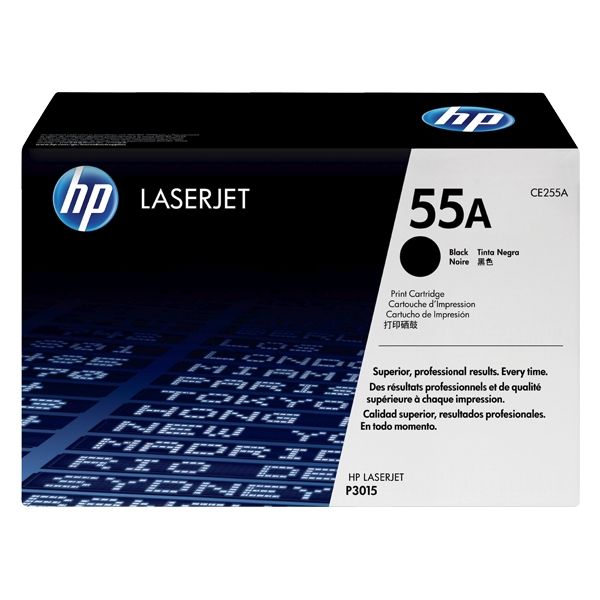 Toner HP CE255A (55A), čierna (black), originál