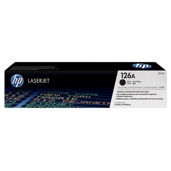 Toner HP CE310A (126A), čierna (black), originál